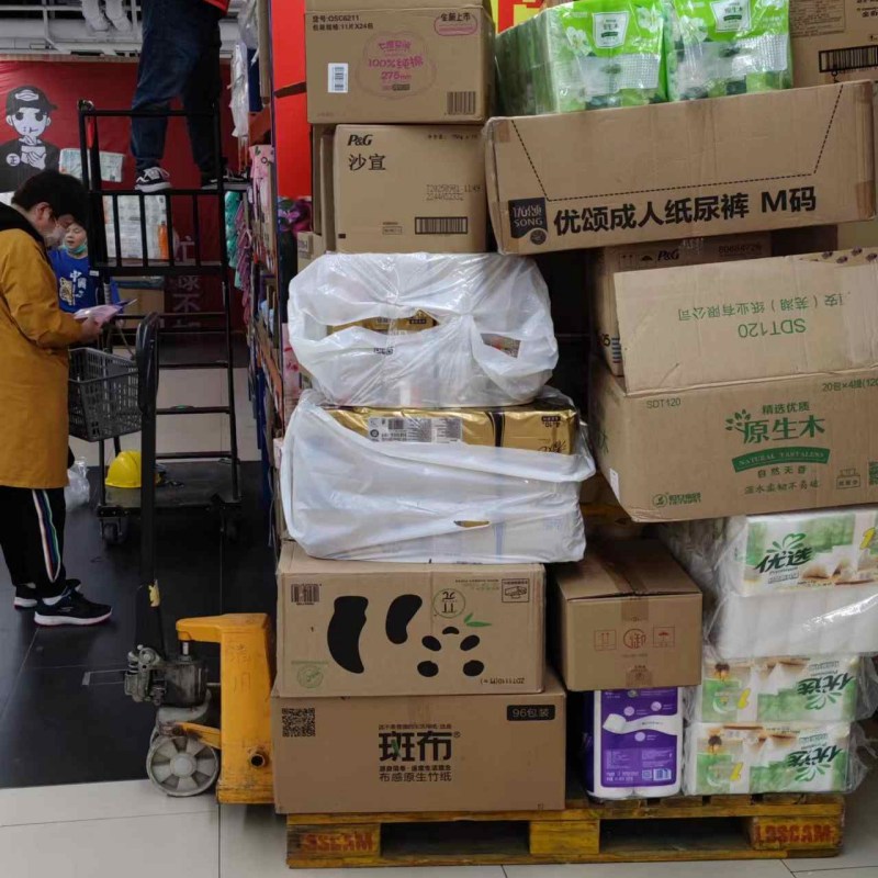 Ручная тележка NEOlift работает в супермаркете Yonghui